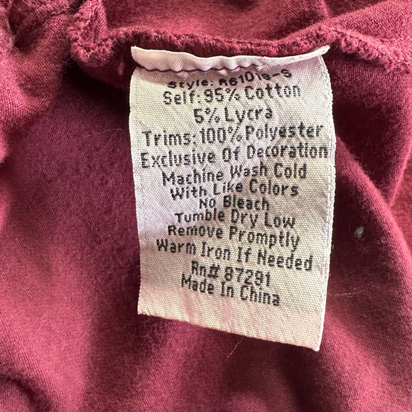 Johnny Was Joanna Tonal Embroidered Legging Vino Size Small - Picture 7 of 7